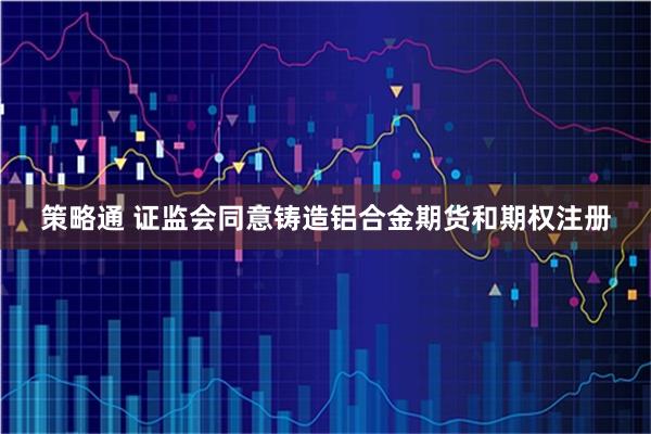 策略通 证监会同意铸造铝合金期货和期权注册