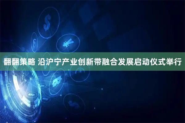 翻翻策略 沿沪宁产业创新带融合发展启动仪式举行